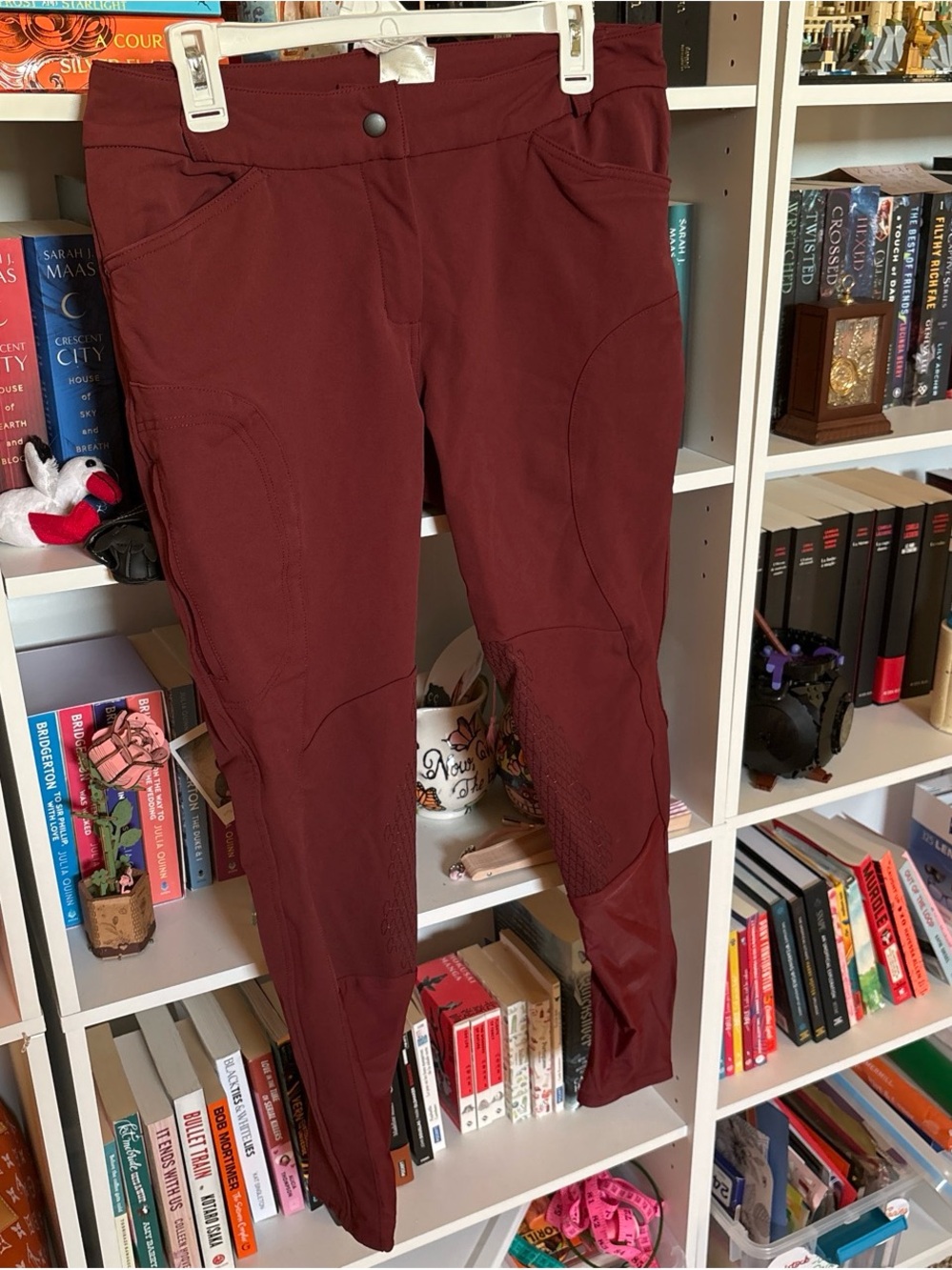 Women’s Stretch Performance Riding Pants — Burgundy